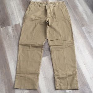 Flannel lined khaki pants